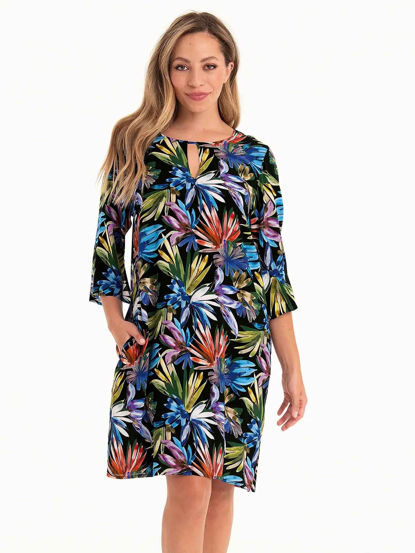 ANITA | Damen Kleid Night Flowers | 